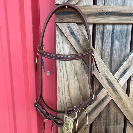 Doubled And Stitched Headstall