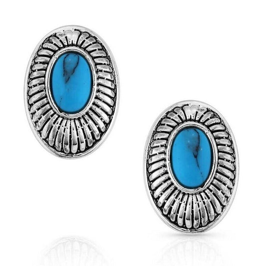 Turquoise Post Earrings