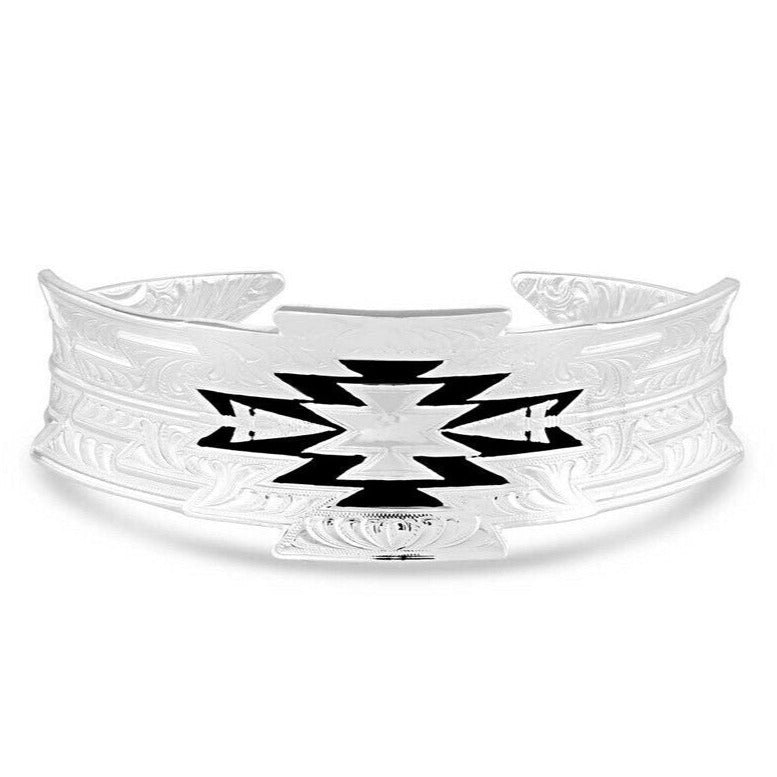 Geo Silver Cuff