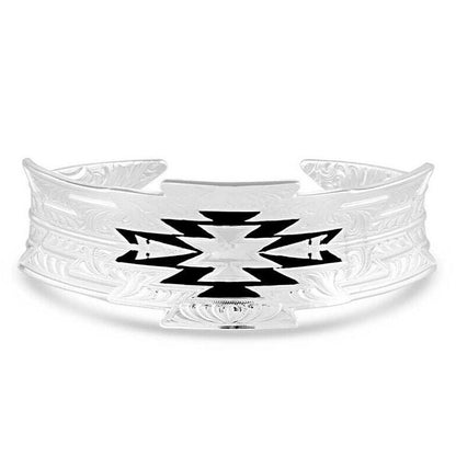 Geo Silver Cuff